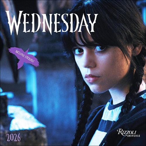 Wednesday 2026 Wall Calendar (Includes Stickers