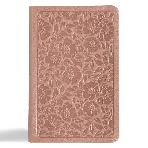 KJV Personal Size Bible, Rose Gold LeatherTouch
