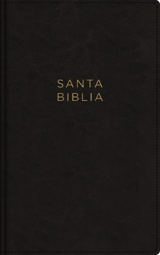 NBLA, Santa Biblia, Ultrafina, Letra grande, Leathersoft, Negro, Palabras de Jesús en rojo, con cierre