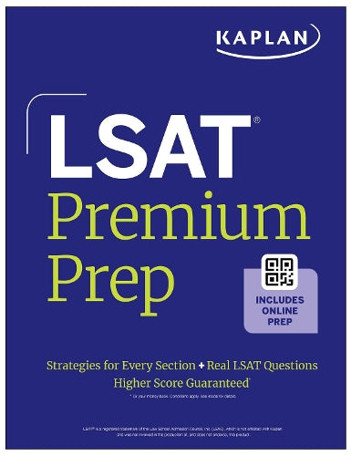 LSAT Premium Prep: Strategies for Every Section + Real Lsat Questions + Online (Kaplan Test Prep
