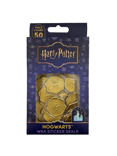 Harry Potter: Hogwarts Gold Wax Sticker Seals (Set of 50)