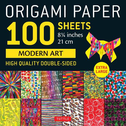 Origami Paper 100 sheets Modern Art 8 1/4"