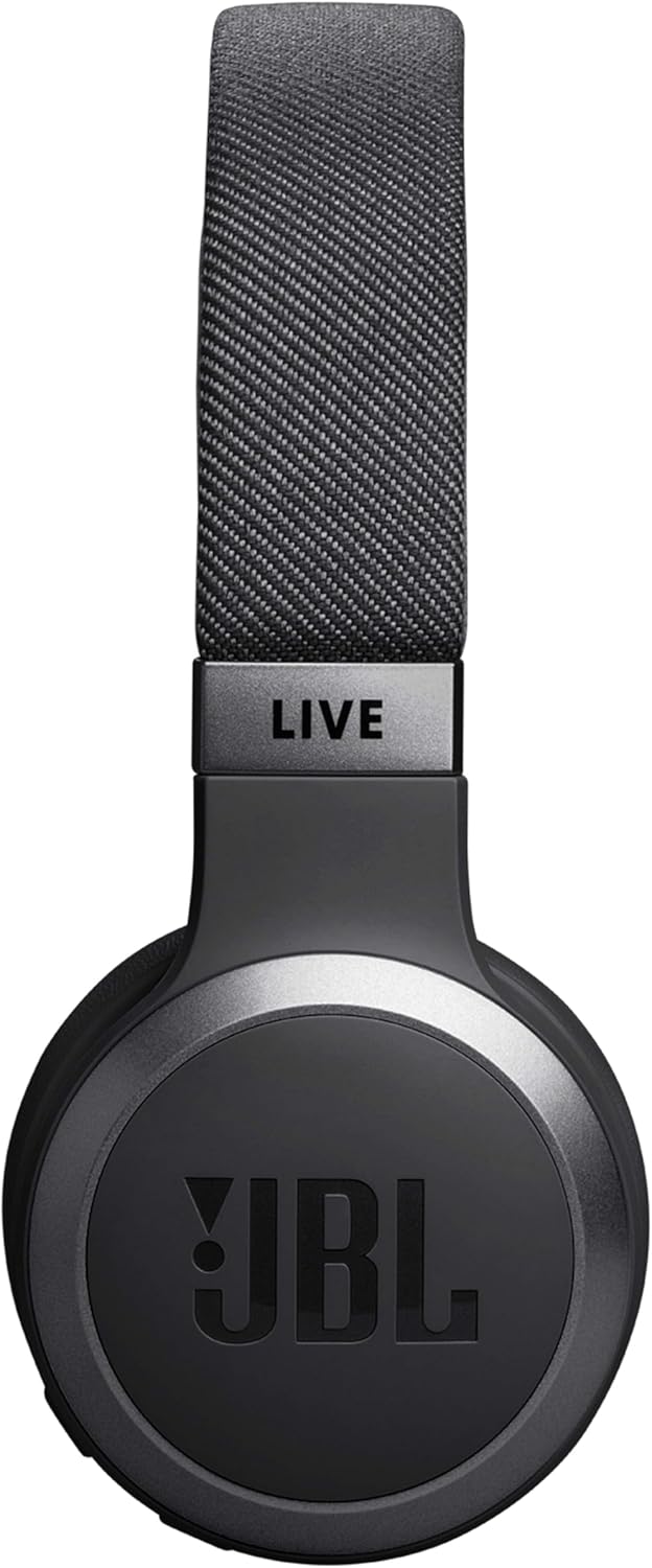 JBL Live 670 NC Wireless On-Ear Headphones with Noise-Cancelling Technology and 65-Hour Battery Life, Black