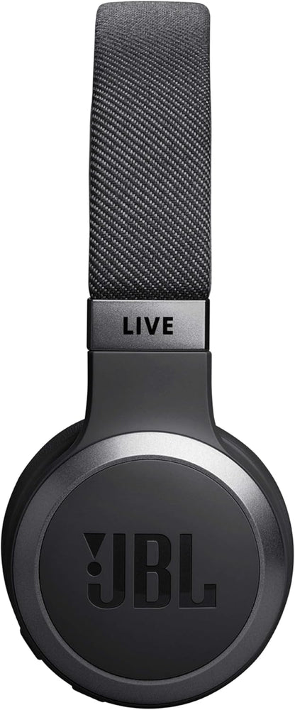 JBL Live 670 NC Wireless On-Ear Headphones with Noise-Cancelling Technology and 65-Hour Battery Life, Black