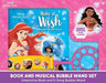 Disney Princess: Make a Wish Book and Musical Bubble Wand Sound Book Set