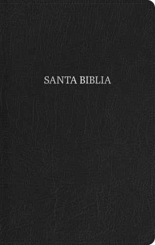 RVR 1960 Biblia Compacta Letra Grande, negro piel fabricada