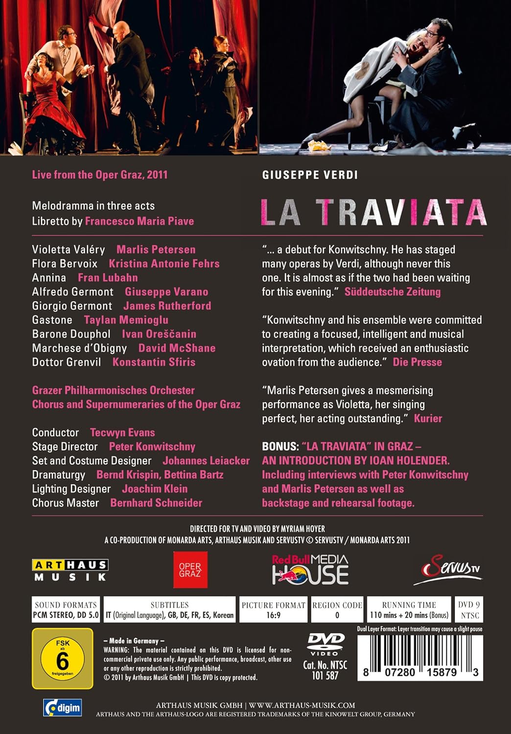 Verdi: La Traviata (Arthaus: 101587)
