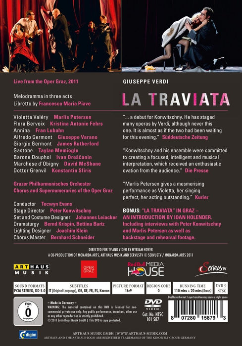 Verdi: La Traviata (Arthaus: 101587)