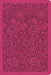 ESV Large Print Compact Bible, Red Letter (TruTone, Berry, Floral Design