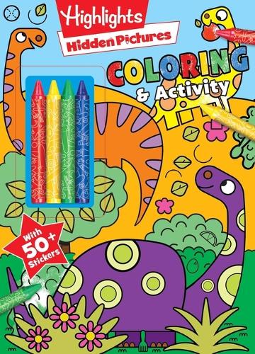 Highlights Hidden Pictures Coloring with Crayons (Color & Activity with Crayons
