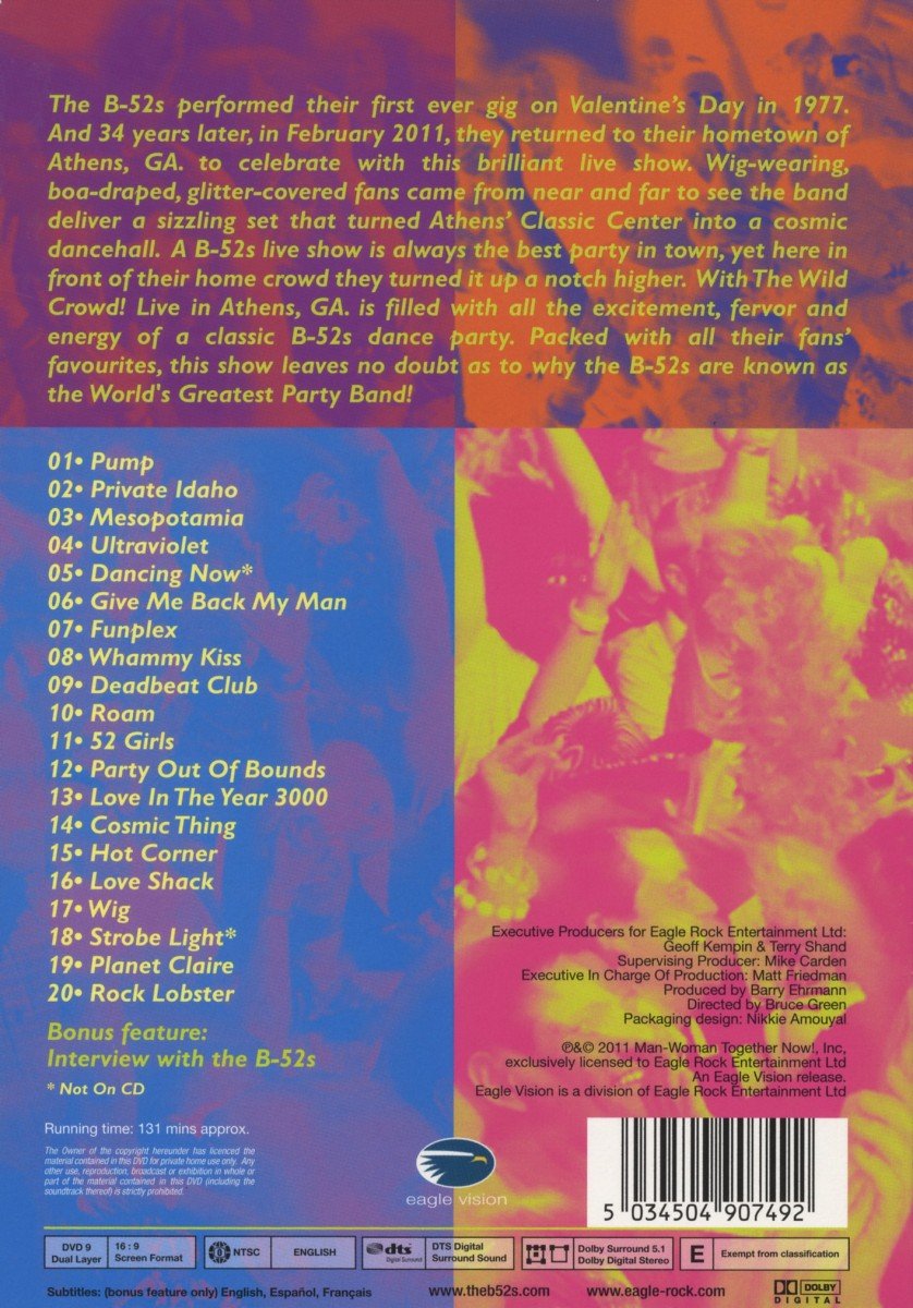 The B-52s - With the wild crowd! Live in Athens, Ga (collector's edition) (+CD)