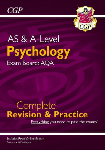 New A-Level Psychology: AQA Complete Revision & Practice with Online Edition (For exams from 2027)