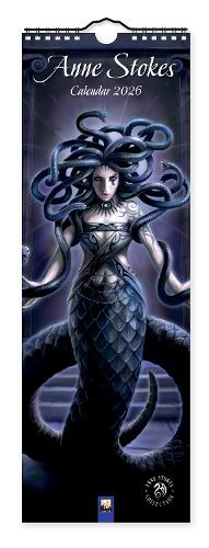 Anne Stokes Slim Calendar 2026 (Art Calendar