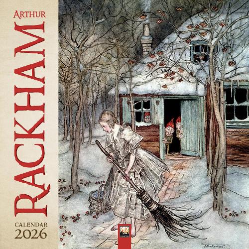 Arthur Rackham Wall Calendar 2026 (Art Calendar