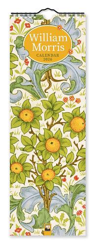 William Morris Slim Calendar 2026 (Art Calendar