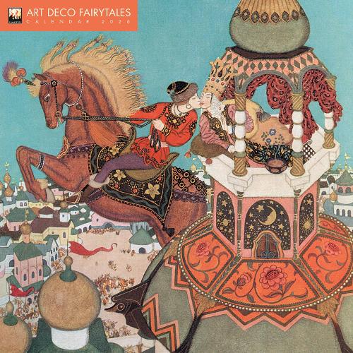 Art Deco Fairytales Wall Calendar 2026 (Art Calendar