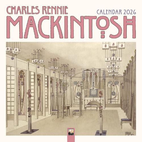 Charles Rennie Mackintosh Wall Calendar 2026 (Art Calendar