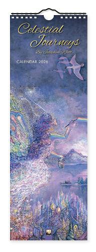 Celestial Journeys by Josephine Wall Slim Calendar 2026 (Art Calendar