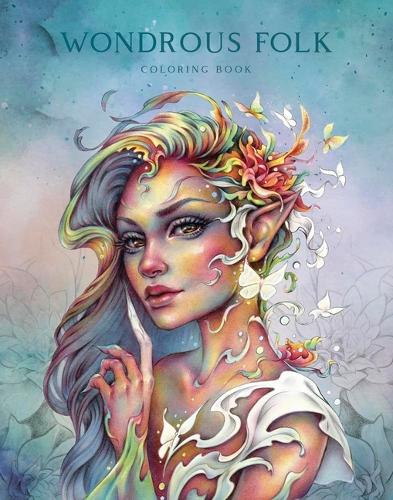 Wondrous Folk Coloring Book