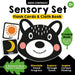 A High-Contrast Black-and-White Sensory Book Set: Part of the A Wonderful Wood Collection for Newborns and Babies 0-2 years