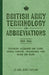 British Army Terminology and Abbreviations 1939-1945