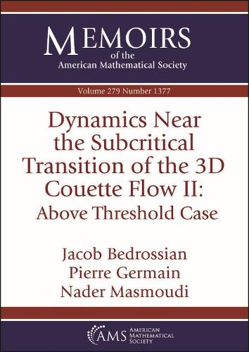 Dynamics Near the Subcritical Transition of the 3D Couette Flow II: Above Threshold Case