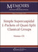 Simple Supercuspidal $L$-Packets of Quasi-Split Classical Groups