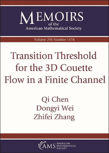 Transition Threshold for the 3D Couette Flow in a Finite Channel