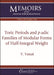 Toric Periods and $p$-adic Families of Modular Forms of Half-Integral Weight