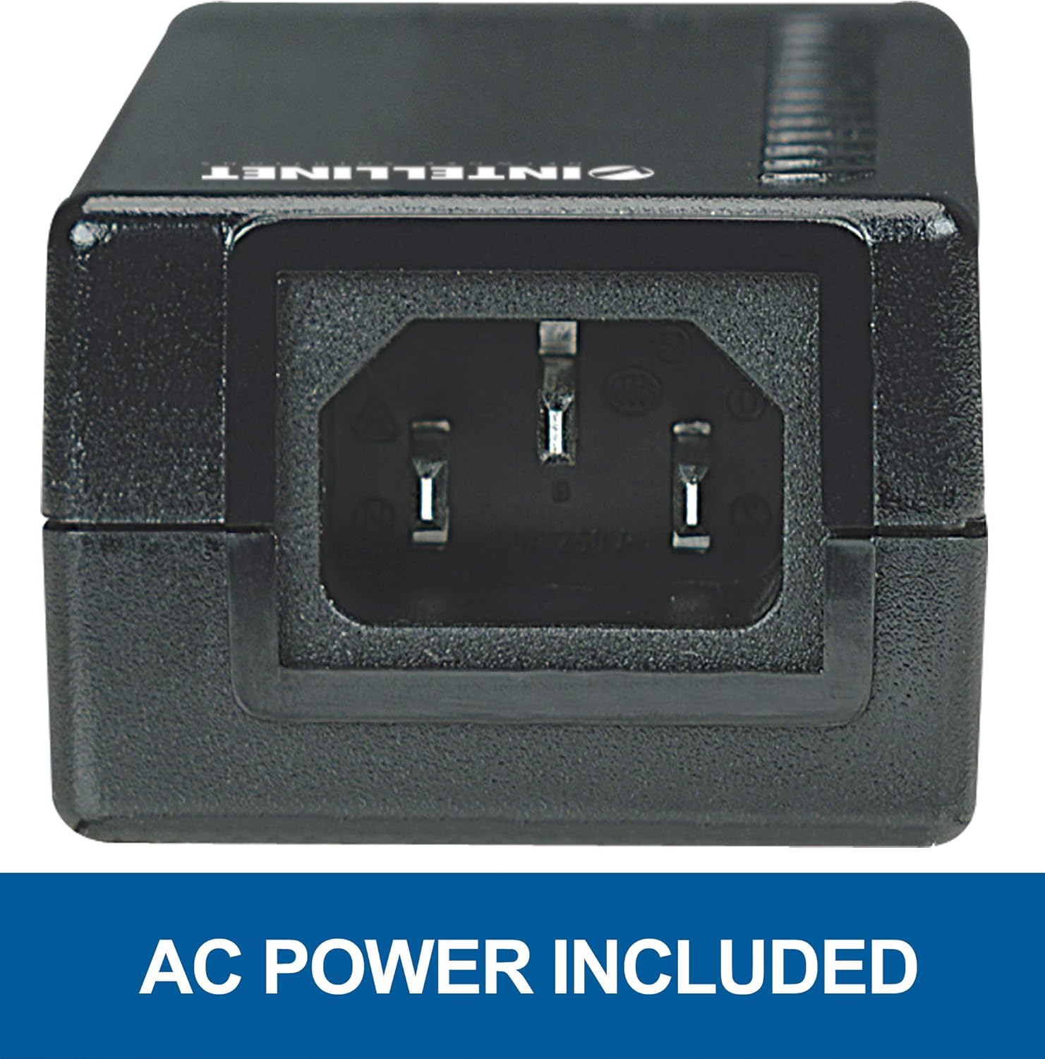 Intellinet Power over Ethernet (PoE) Injector, 1 Port, 48 V DC, IEEE 802.3af Compliant (UK Power Cord