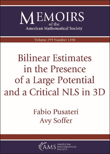 Bilinear Estimates in the Presence of a Large Potential and a Critical NLS in 3D