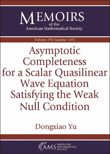 Asymptotic Completeness for a Scalar Quasilinear Wave Equation Satisfying the Weak Null Condition