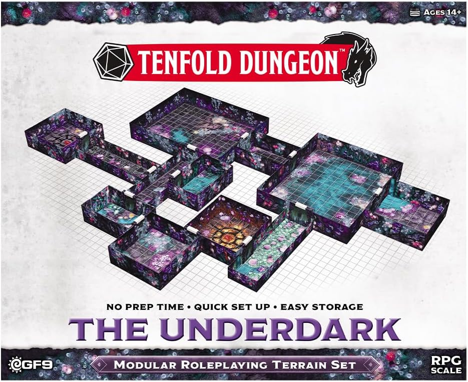 Gale Force Nine - Tenfold Dungeon - The Underdark