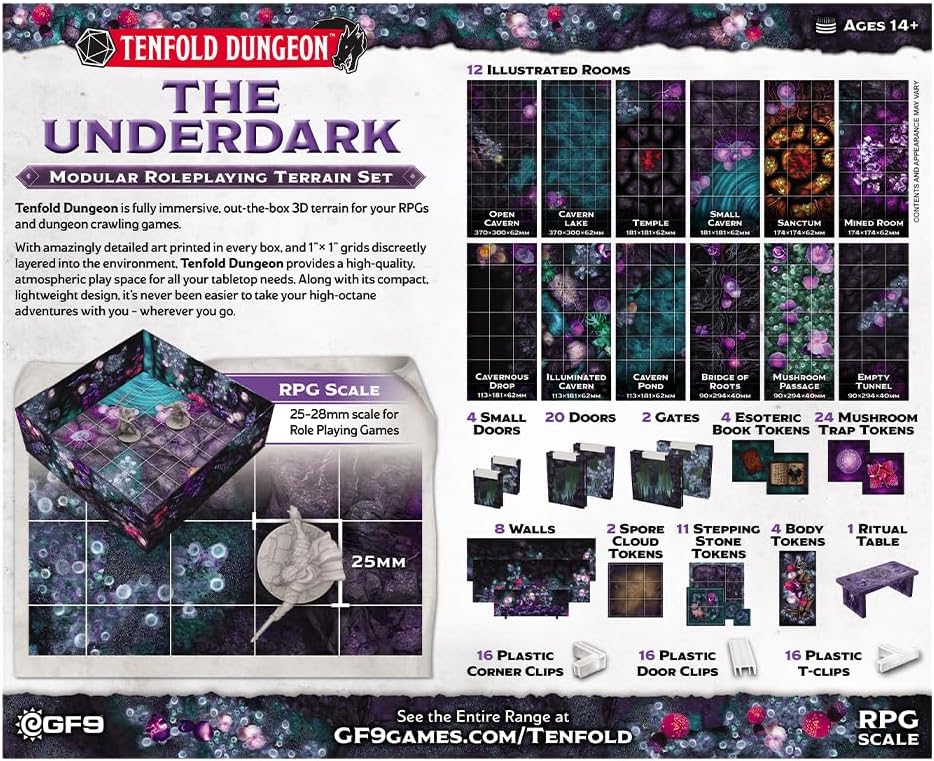 Gale Force Nine - Tenfold Dungeon - The Underdark