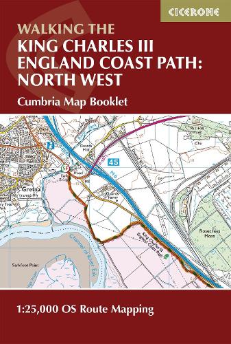 Walking the King Charles III England Coast Path: North West - Cumbria Map Booklet