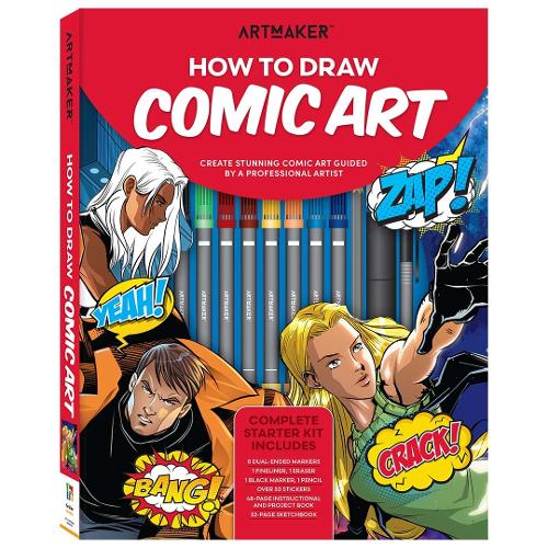 Art Maker How to Draw Comic Art Kit