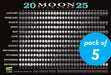 2025 Moon Calendar Card (5 pack)