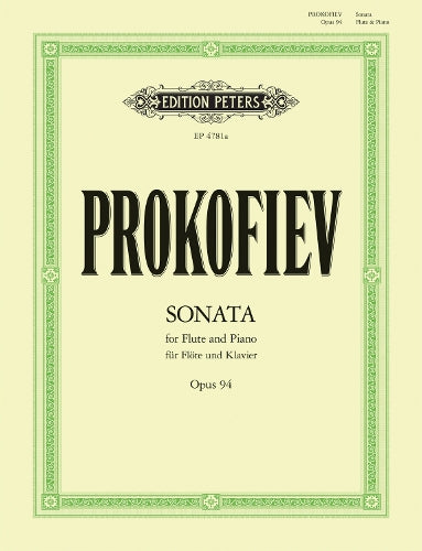 Prokofiev: Sonata for Flute and Piano Op. 94 (EP4781A