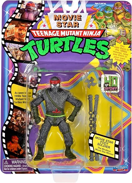 TEENAGE MUTANT NINJA Turtles: 4-Inch Original Movie Star Foot Soldier Figure