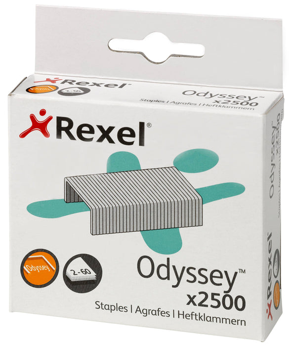 REXEL STAPLES 2-60 H/DUTY PK2500 2100050 by Rexel 1 Silver