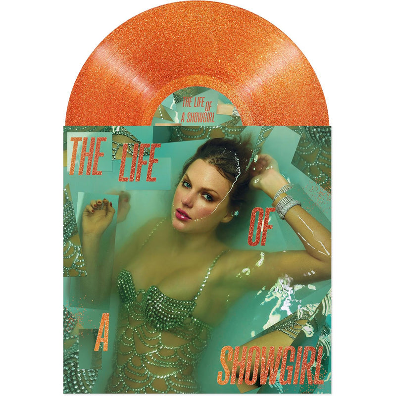 The Life of a Showgirl: Sweat and Vanilla Perfume Portofino Orange Glitter Vinyl