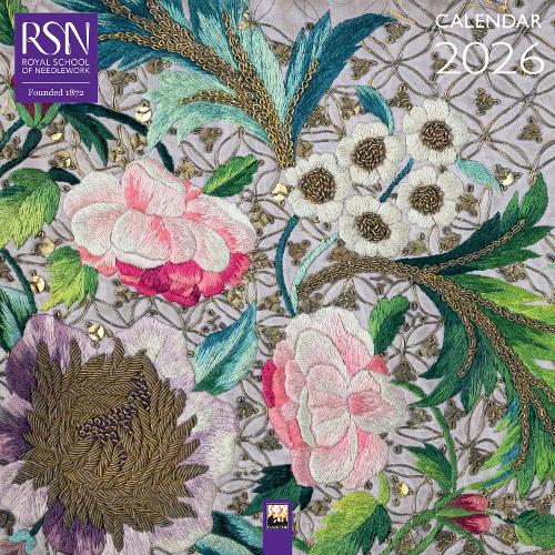 Royal School of Needlework Wall Calendar 2026 (Art Calendar