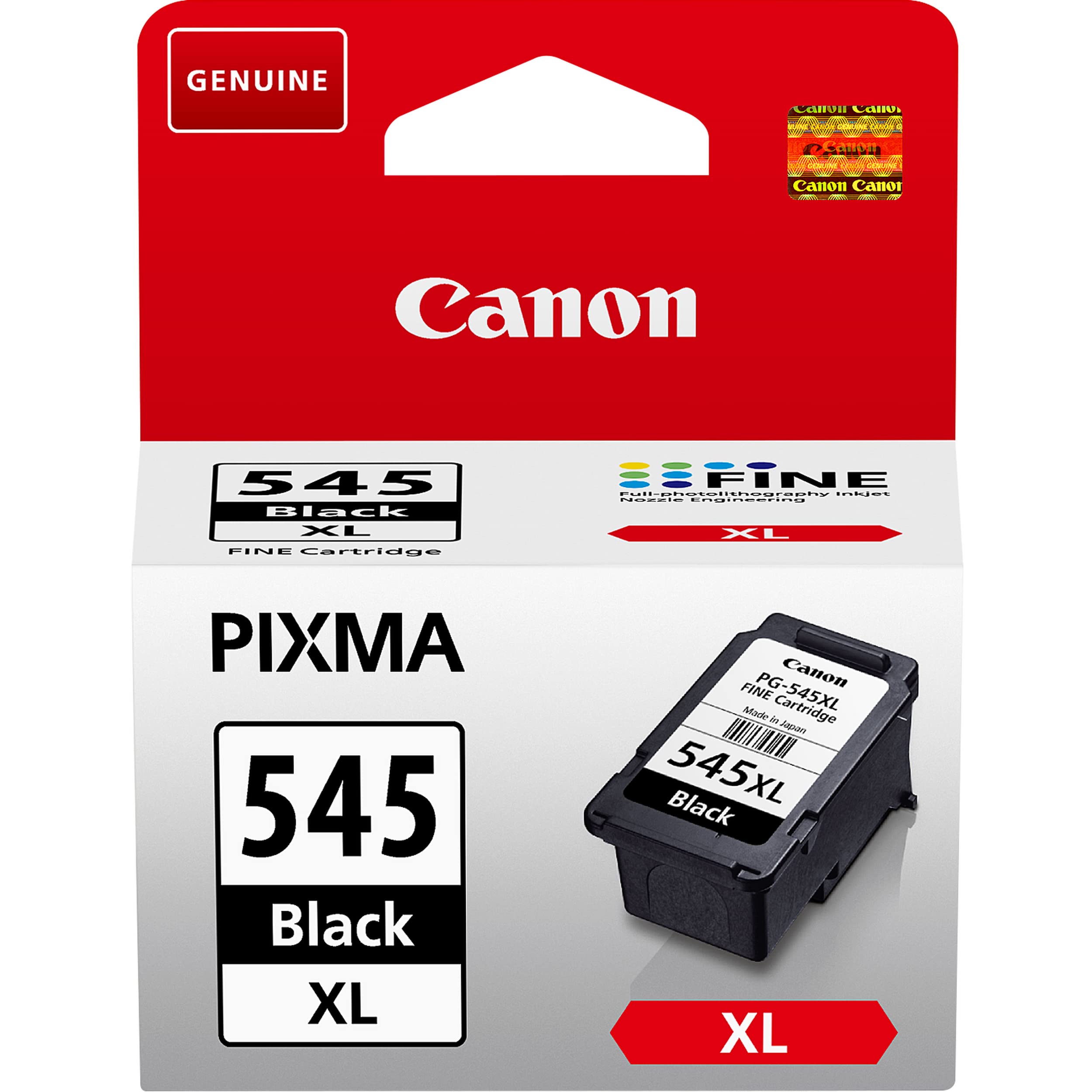 Canon Originaltinte PG 545, Größe XL, Schwarz, Plastikverpackung (alte Version