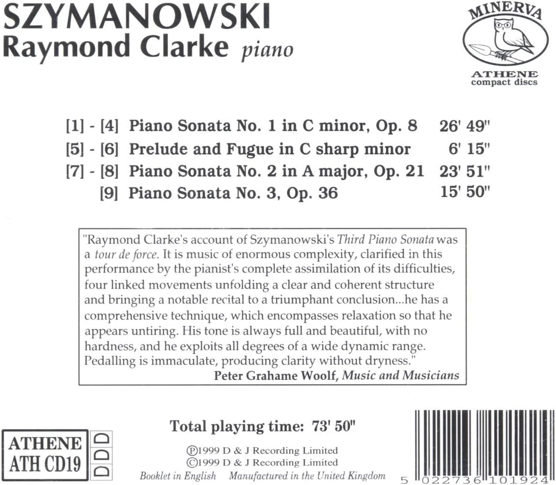 Piano Works (Raymond Clarke)
