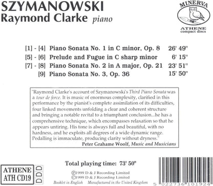 Piano Works (Raymond Clarke)