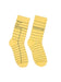 Library Card Yellow Socks Large