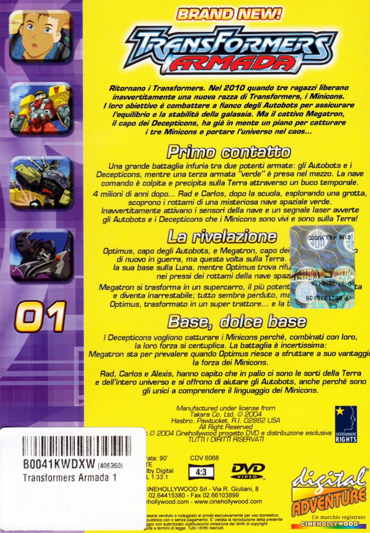 Transformers Armada Volume 01