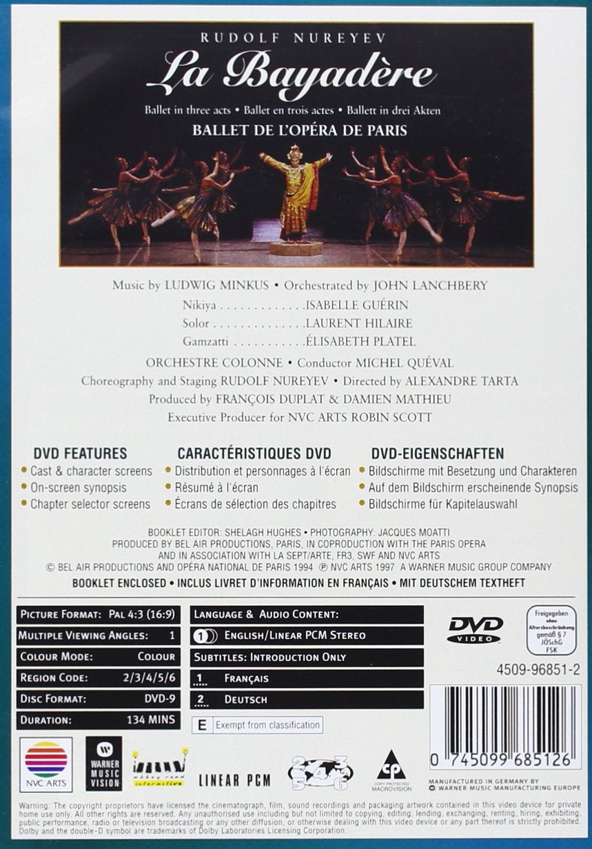 Rudolf Nureyev: La Bayadere