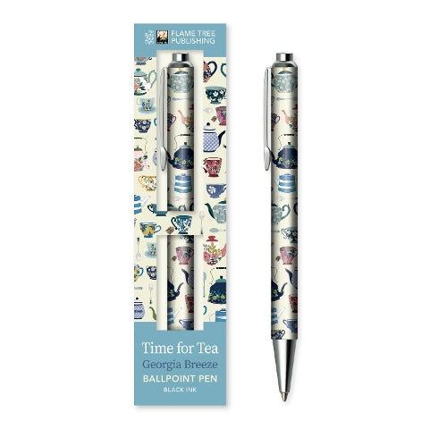 Georgia Breeze: Time for Tea Boxed Decorative Ballpoint Pen