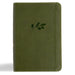 CSB Large Print Compact Reference Bible, Digital Study Edition, Olive Leathertouch